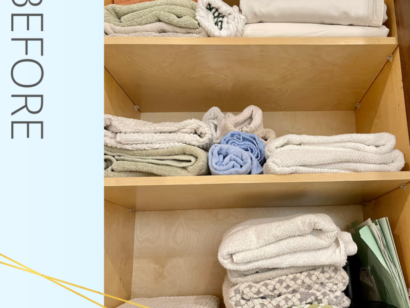 Organización de Toallas/ Towels Organized