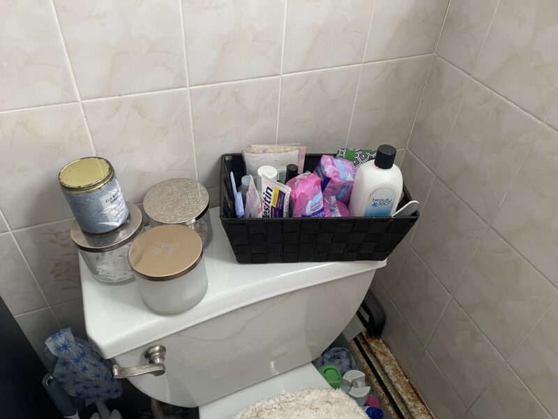 An easy way to organized the bathroom