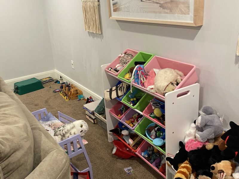 Playroom! Where every toy has a home