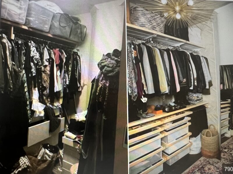 Master Closet Before & After