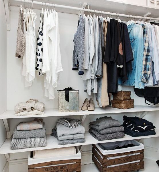 El closet es un lugar lleno de detalles amor y luz, el orden en el closet inspira