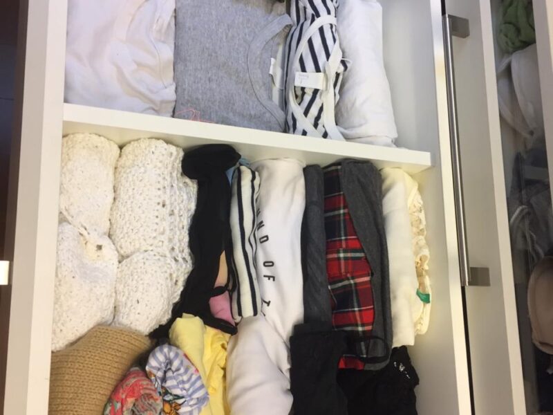 orden y organización del closet principal