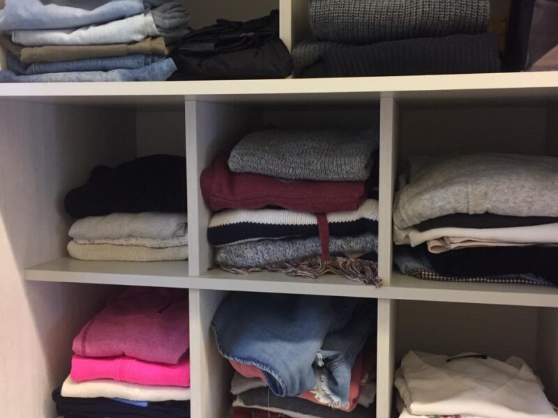 orden y organización del closet principal