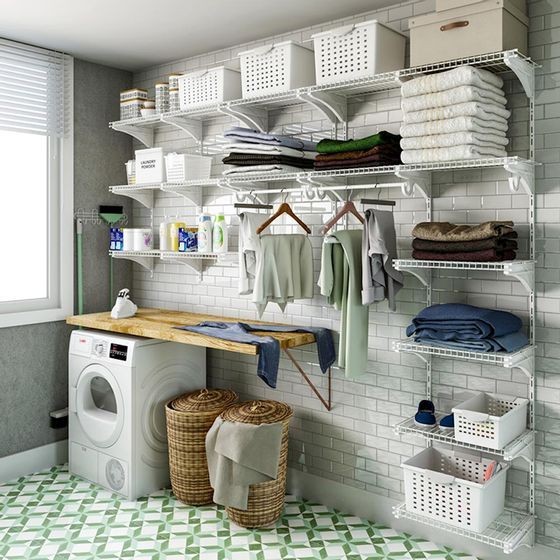 Organizo tu lavandería maximizando los espacios