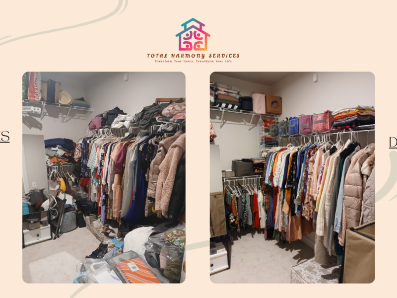 CLOSET EN ARMONIA, transforma tu espacio, renueva tu energia