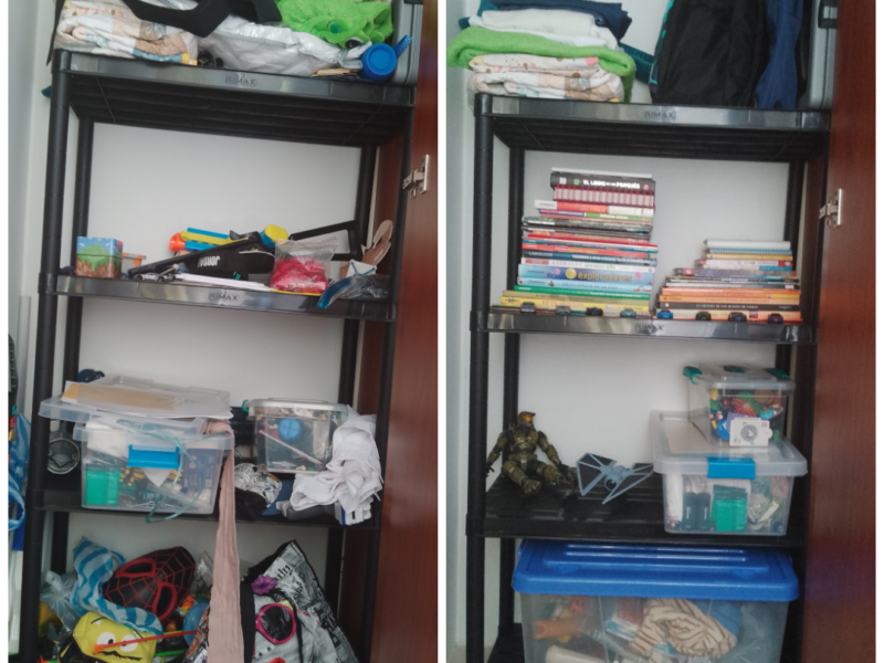 ¡Transforma el caos en orden! Servicio profesional de organización de closets y habitación de niños