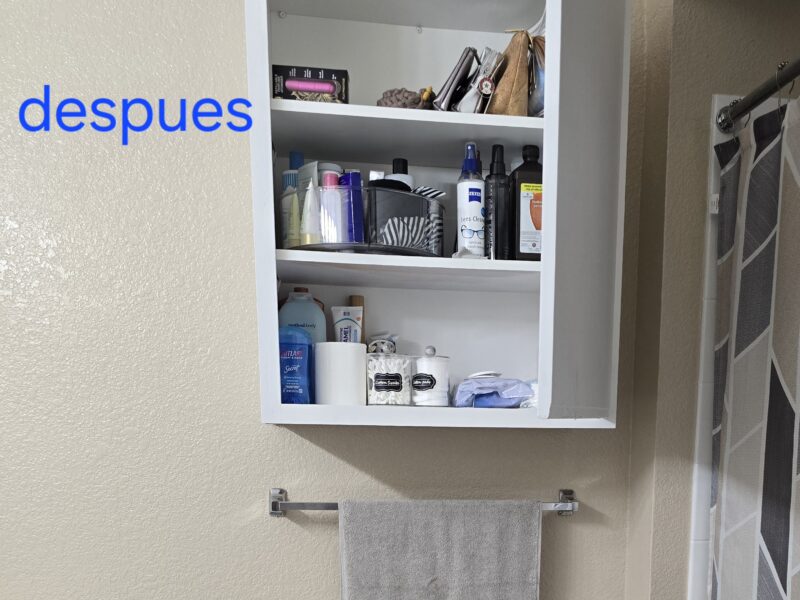 This is a small master bath, only show the after at the client request