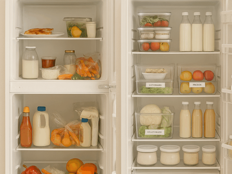 Cada cosa en su lugar: desde los utensilios hasta la despensa.