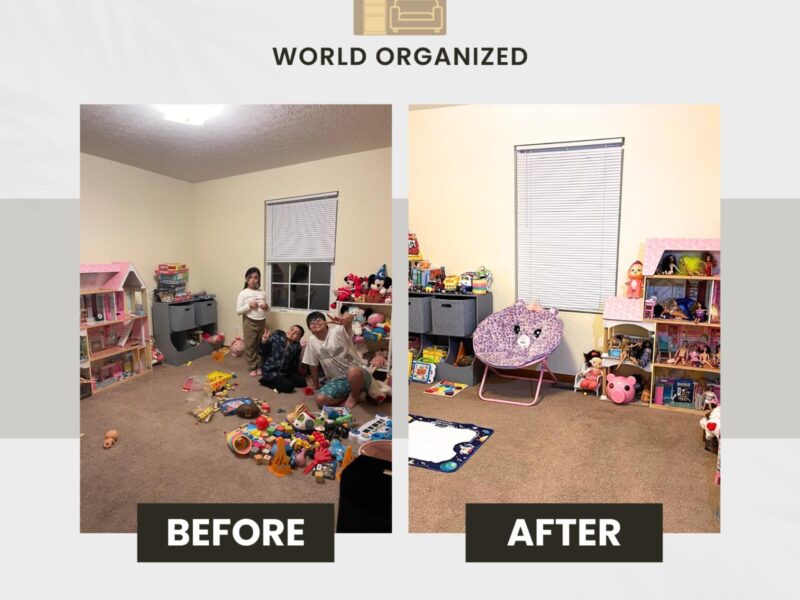 Fomenta la independencia en los ninos en la Organizacion de su propio espacio. Clasificacion y Organizacion de juguetes y Objetos.Diseno de espacios de juego y estudio.Implementacion de almacenamiento.Consulta personalizada.