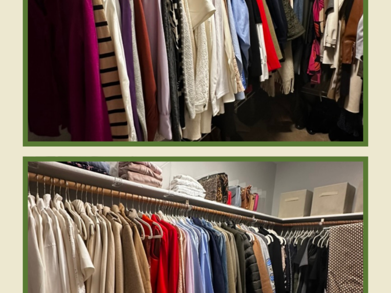 Closet Organization with Purpose✨