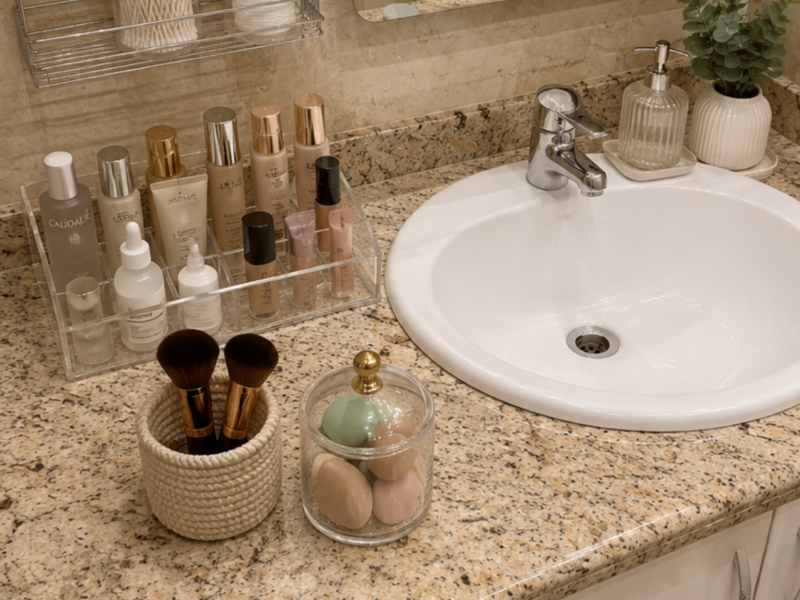 Transformo tu baño en un espacio de orden, limpieza y armonía.”