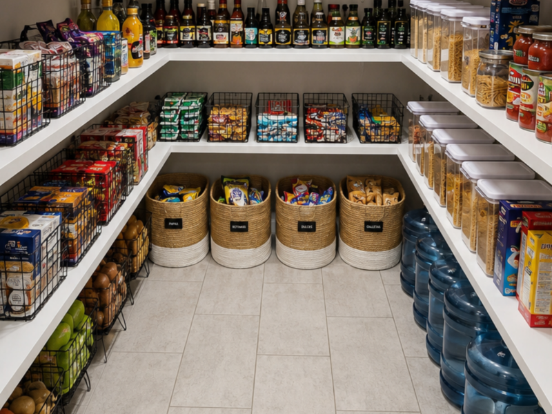 Alacena organizada | Funcionalidad y orden en la cocina